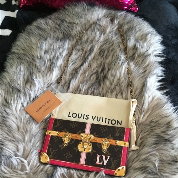 New pochette weekend monogram crossbody trunk bag - Picture 1 of 4
